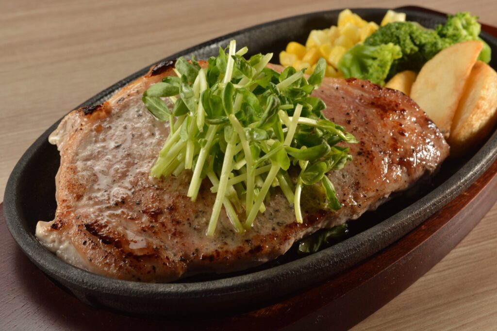 ポークステーキ定食